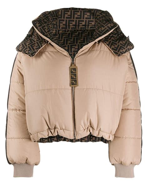 fendi puffer jacket reversible|farfetch Fendi puffer jacket.